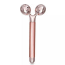 Barra de Beleza Ouro 24K Massageador Facial Elétrico Vibratório